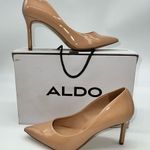 ALDO StessyMid Women's Nude High Stiletto Heels Classic Patent Leather Pumps-8.5 Photo 0
