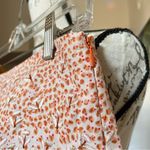 HD in Paris Anthropologie Ombré Embroidered Floral Linen Skirt - Size 4 Photo 7