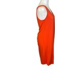 Soma Sleeveless Pleat Front Swing Dress Orange Small Casual Vacay Beach Cruise Photo 2