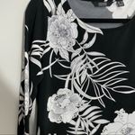 Dennis Basso Printed Caviar Crepe 3/4-Sleeve Tunic Size Small Photo 5