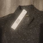 Elie Tahari  THE SAMANTHA METALLIC MOCK-NECK SWEATER SIZE M Photo 6