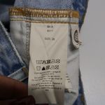 Ganni  Overwashed Denim Low-Waist Relaxed Fit Jeans Ripped Distressed Size 26 Photo 8