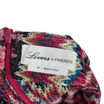 Lovers + Friends  North Coast Flare Pants in Pink/Blue Multi Size M Photo 10