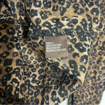 J. McLaughlin  Cheetah Leopard Button Down Dress Shirt Size Small Photo 3
