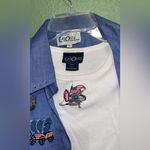 80s 90s vintage western cowboy cowgirl rodeo patriotic blouse shirt set Size L Photo 4