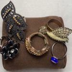 Lot of 5 costume jewelry rings Photo 3