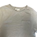 Madewell semi cropped pocket Crewneck knit top light green size XS Photo 2