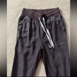Aerie Womenâs Dark Purple/Brown Ribbedâ Woven Lyocell Joggers Size Xsmall Photo 1