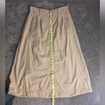 Sézane Sezane Clarina Skirt in Safari Beige Size 36 FR Cotton Button Up Midi Skirt Photo 11