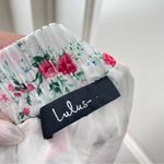 Lulus Lulu’s White Floral Tiered Mini Skirt Cute Factor NWOT Medium Photo 74