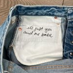 GRLFRND  Cindy Button-Fly Distressed Blue Jean‎ Cut Off Shorts Size 28 Photo 11