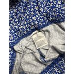 Lands' End  Rayon Pajama Set Large Petite Blue Floral Long Sleeve Top & Pants Photo 3