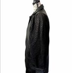 wilson's leather Y2k VTG  mid length leather jacket biker moto grunge vampy goth S Photo 3