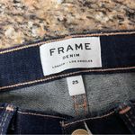 frame denim  Low Rise Skinny Jeans Women’s 25 Dark Wash Y2K Grunge Photo 7