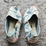 Toms X Disney Classic Printed Cinderella Canvas Shoe Blue 7 Photo 1