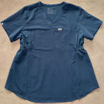 FIGS  Women's Technical Collection Catarina Pocket‎ Scrub Top Blue Size Large Photo 0