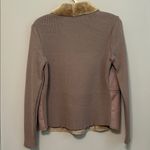 Jaclyn Smith Women’s  Tan Teddy Jacket with Faux Fur Collar Photo 2