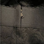 Dolce & Gabbana  BLACK TULIP JACQUARD SLIM STRETCH PANTS (IT/40) Photo 7