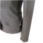 Theory Women’s Wool Pinstripe Two Button Blazer Size 6 Gray Preppy Office City Photo 6