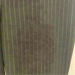 Donna Degnan NWT Women’s Size 2 Black W/ Gray Pin Stripped Straight Leg Slacks Photo 4