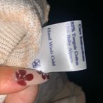 RONNER luxury knit equestrian alpaca cotton sweater zip L beige horse buckle Tan Size L Photo 5