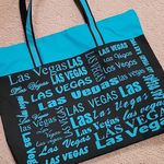 Las Vegas Zip Bag Blue Photo 1