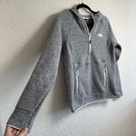 The North Face Women’s Gray TKA Glacier Half Zip Hood Sweatshirt Fleece Medium Photo 12