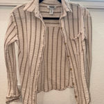RSQ  Women’s Textured Striped Button up Photo 0