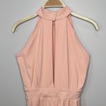 Eugenia Kim Romper Small Pale Pink Mock Neck Sleeveless Belted Tennis Pickleball Photo 10