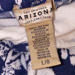 Arizona Jeans Vintage y2k Arizona Navy & White Floral Eyelet Lace Camisole Tank Top Photo 3