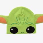 Disney Star‎ Wars The Mandalorian The Child Baby Yoda Flip-Down Adult Beanie NWT Photo 0