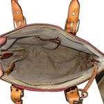 Dooney & Bourke Hot Pink Signature Coated Canvas Handbag Photo 4