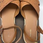 Roberto Cavalli  Womens 41 Shoes Brown Platform Espadrillas‎ Vacchetta Sandals Photo 4