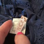 Becca crochet navy 0x 14-16 lots of boob support flattering extraordinary detail Photo 5