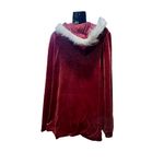 Disney Red Beauty And The Beast Winter Hooded Cape Photo 4