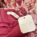 Altar'd State Sailor Floral Maxi Dress in Burgundy Size S NWT Photo 9