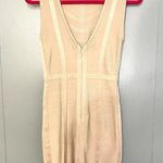 Bebe  Rose Dust Sleeveless Open Back Bandage Bodycon Party Mini Dress XS Photo 0