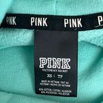 PINK - Victoria's Secret PINK Victoria Secret Mint Green Cowl Neck Sweatshirt College Y2k Preppy Sport XS Photo 8