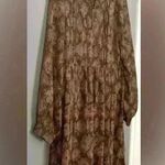 Sandy & Sid Snake Print Long Sleeve Women's Dress (448) Photo 2