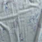 Vintage Miss Dira New York Sheer Nightgown Blue Floral Medium Lace trim Sexy Photo 6