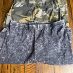 Zenana Outfitters  Camo and Gray Bike Shorts Photo 0