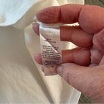 Easel Hibiscus Cotton Oversized Boxy Cropped Tee. Size Small. White Size M Photo 4