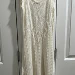 Freshman 1996 White Crochet Knit Dress Photo 0