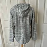 Gap long sleeved space dyed grey striped hoodie Photo 2