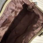 Floral Beaded Bead Purse Handbag With Shoulder Chain Orange And Blue Flower Photo 14