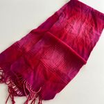Nordstrom 100% Cashmere Scarf Red and Pink Photo 1