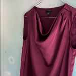 Halogen  Rich Burgundy Sleeveless Blouse Photo 3