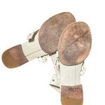 Vera Wang  Women's White Studded Leather Thong Sandals Casual Summer Photo 8