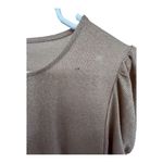 EXPRESS Women's Shimmering Tan Long Sleeve Top Photo 4