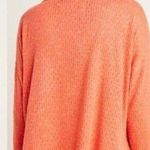 Anthropologie Maeve Addie Ruffled Hacci Orange cowl neck Sweater size XS Photo 1